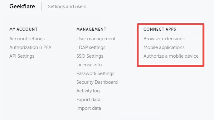 browser extension and mobile application