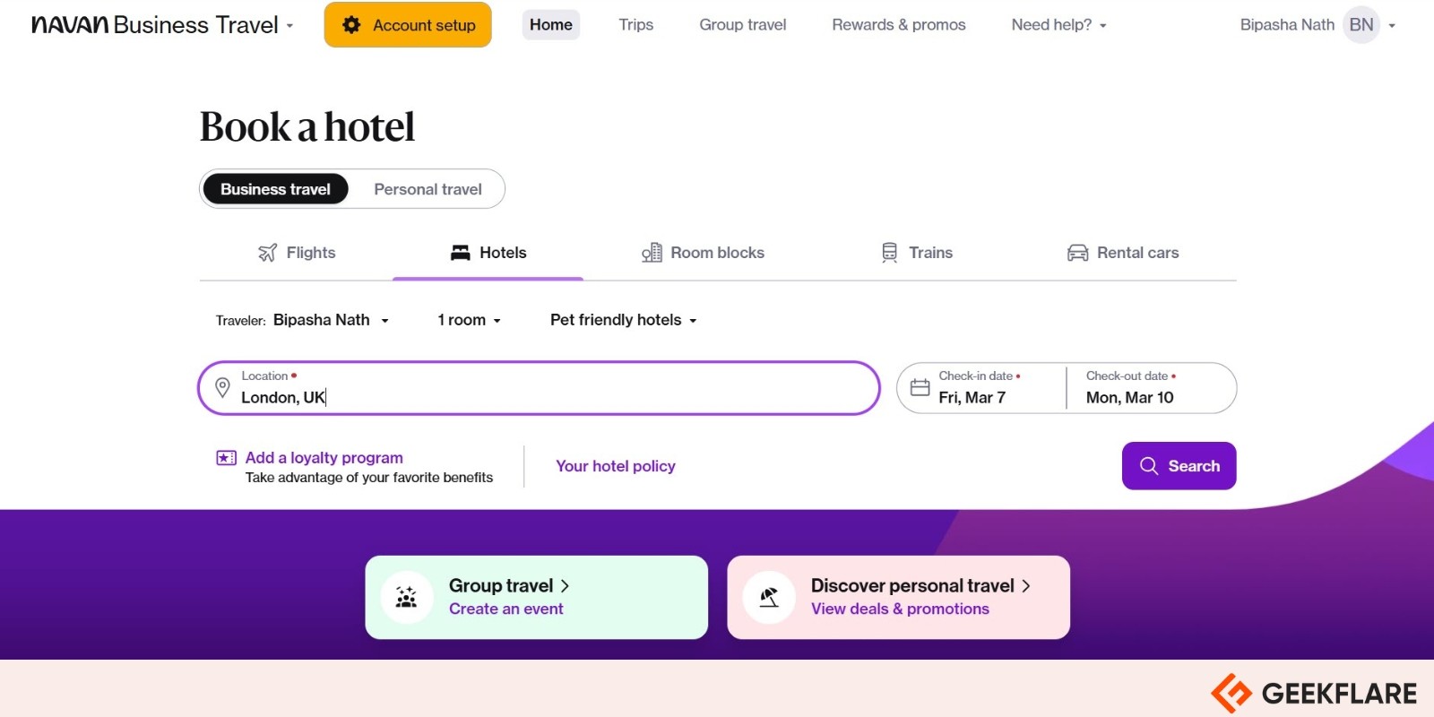 Navan Booking