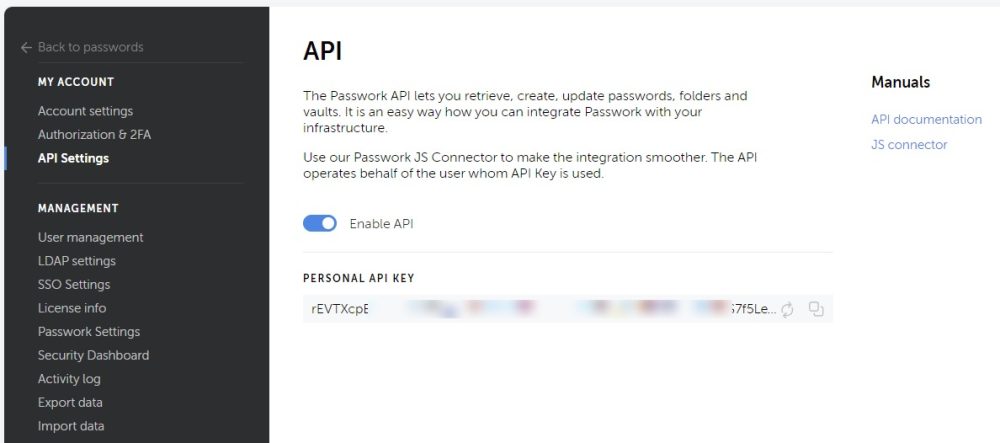 passwork API