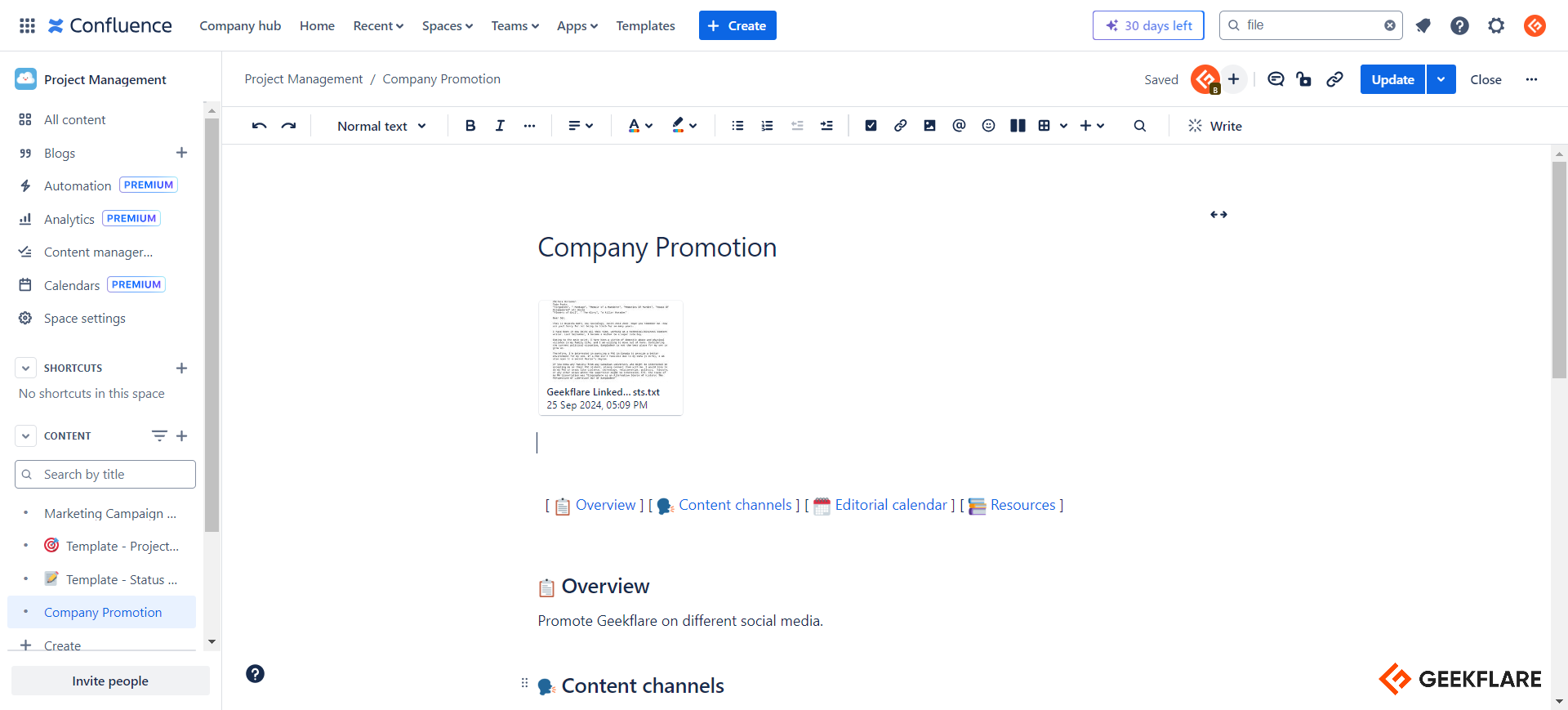 Confluence Add Files
