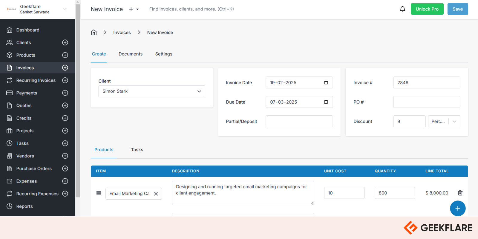 invoice ninja