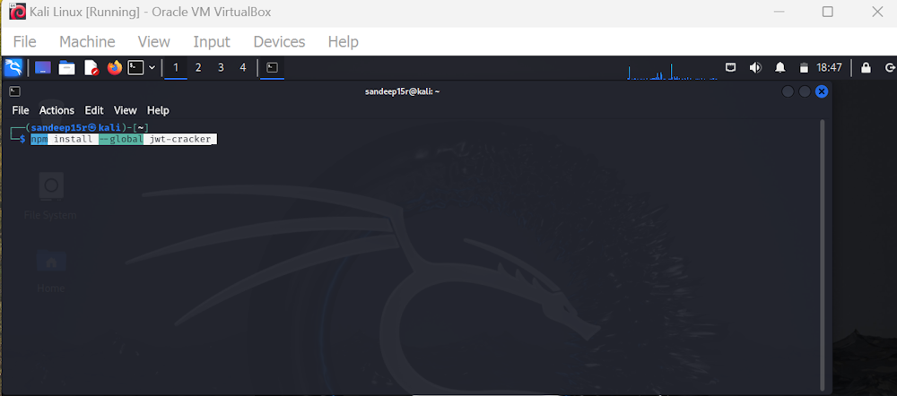 JWT Cracker On Kali Linux