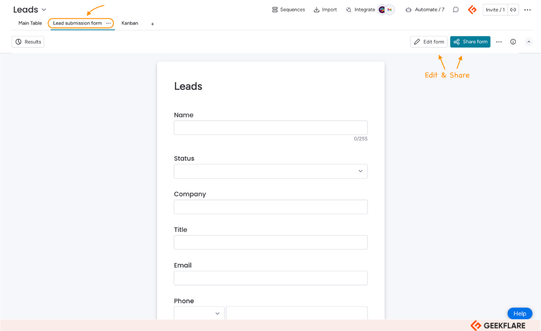 monday.com lead forms