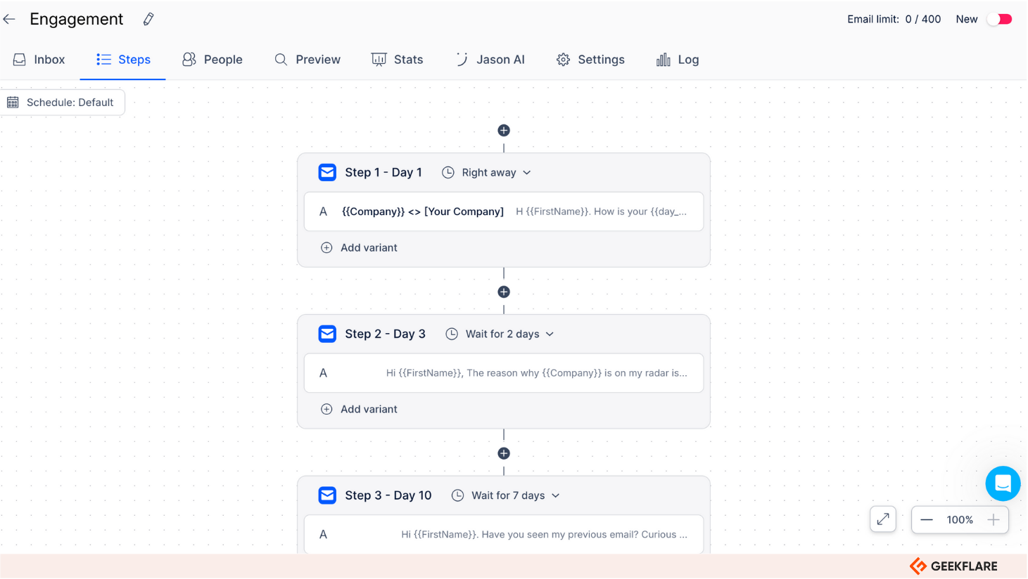 Reply.io automation sequences