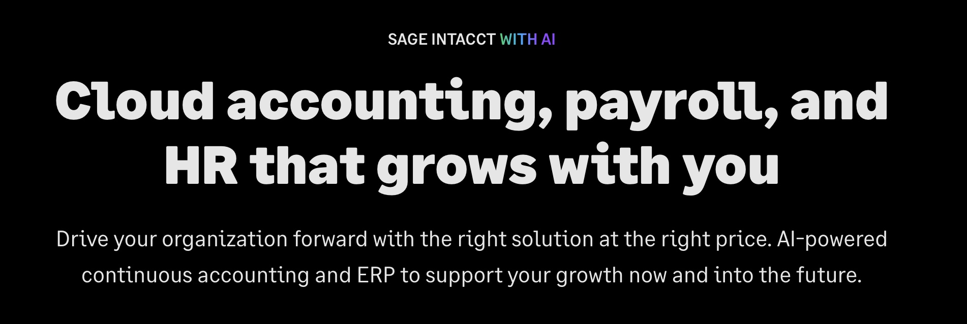 Sage Intacct
