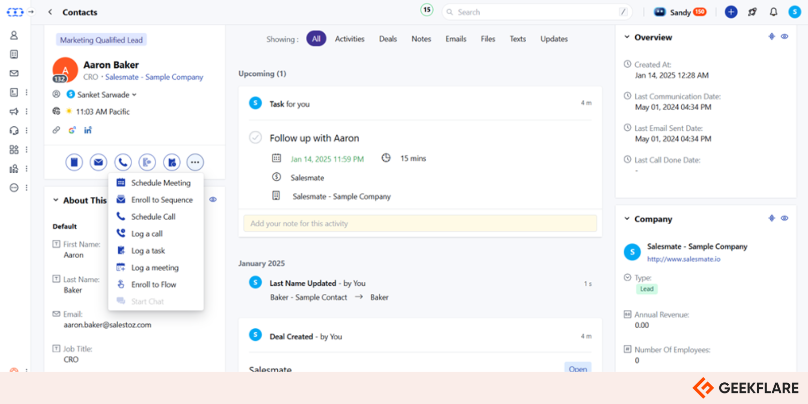 Salesmate CRM